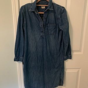 Gap Factory Denim Shirt Dress XS